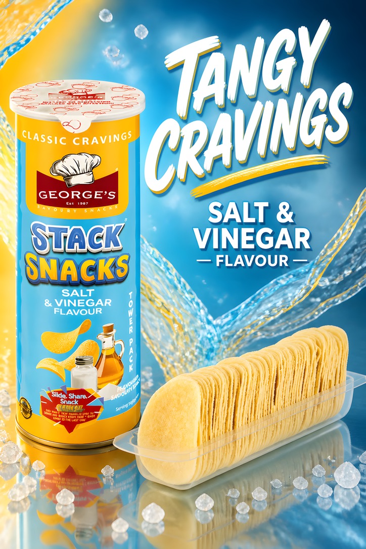 Stack Snacks 100g Saly & Vin with tray Stack Snacks 100g Saly & Vin with tray