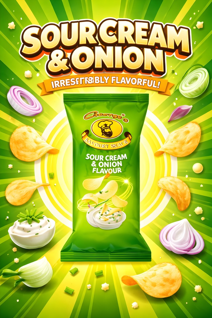 Stack Snacks 35g Sour Cream & Onion Stack Snacks 35g Sour Cream & Onion
