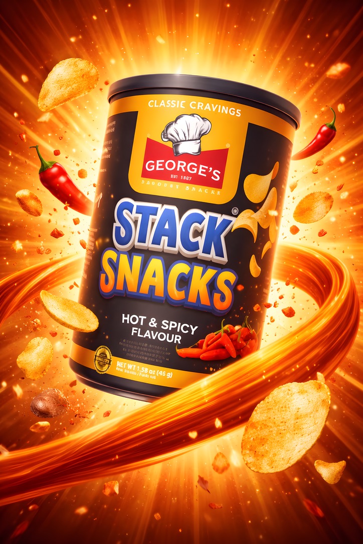 Stack Snacks 45g Hot & Spicy Stack Snacks 45g Hot & Spicy